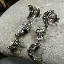 Load image into Gallery viewer, Magical Skies Moon & Stars Stud Earrings