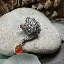 Load image into Gallery viewer, Spot of Tea Teapot Brooch