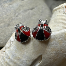 Load image into Gallery viewer, Lucky Ladybug Earrings