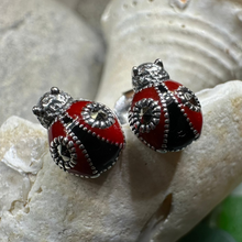Load image into Gallery viewer, Lucky Ladybug Earrings