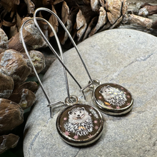 Load image into Gallery viewer, Blissful Hedgehog Art Earrings