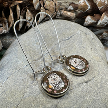 Load image into Gallery viewer, Blissful Hedgehog Art Earrings