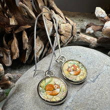 Load image into Gallery viewer, Autumn Nap Fox Earrings