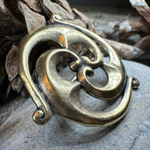 Load image into Gallery viewer, Bronze Gallo-Roman Triquetra Brooch