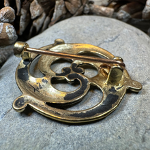 Load image into Gallery viewer, Bronze Gallo-Roman Triquetra Brooch