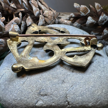 Load image into Gallery viewer, Bronze Roman Triquetra Brooch