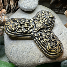Load image into Gallery viewer, Upland Viking Trefoil Brooch