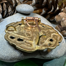 Load image into Gallery viewer, Merovingian Red Bird Brooch