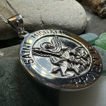 Load image into Gallery viewer, Protect Us Saint Michael Pendant