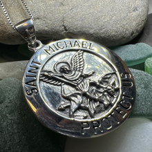 Load image into Gallery viewer, Protect Us Saint Michael Pendant