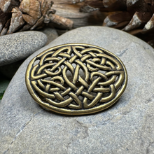 Load image into Gallery viewer, Bronze Infinity Celtic Brooch