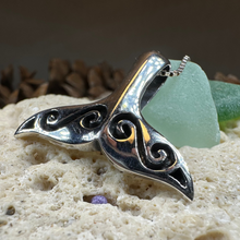 Load image into Gallery viewer, Míol Mór Whale Tail Necklace