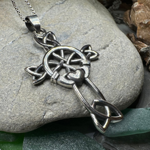 Load image into Gallery viewer, Mo Ghrá Claddagh Celtic Cross