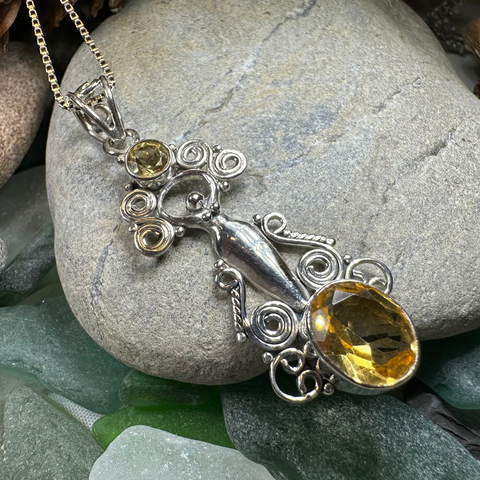 Load image into Gallery viewer, Rising Goddess Necklace