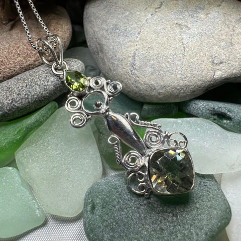 Load image into Gallery viewer, Rising Goddess Necklace
