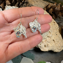 Load image into Gallery viewer, Blue Ocean Shell Earrings