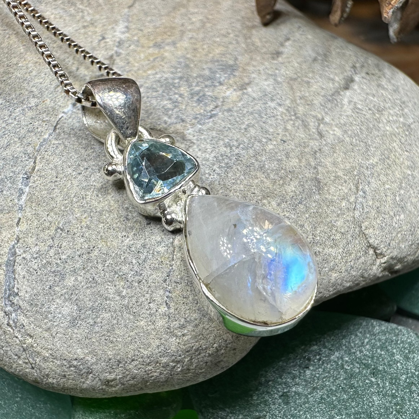 Twilight Moonstone Necklace — view 11