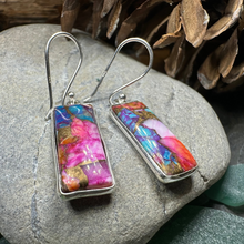 Load image into Gallery viewer, Classic Copper Turquoise Earrings