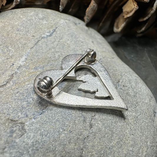 Scotland Forever Sterling Silver Brooch - Handmade in Scotland