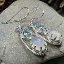Load image into Gallery viewer, Diana Moonstone Earrings
