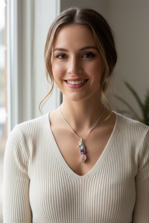 Load image into Gallery viewer, Cloudwalker Unicorn Necklace