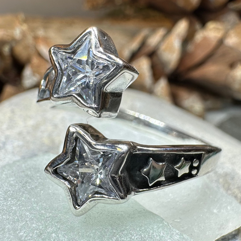 Load image into Gallery viewer, Double Shooting Stars Ring