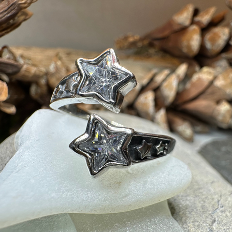 Load image into Gallery viewer, Double Shooting Stars Ring
