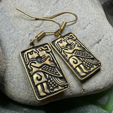 Load image into Gallery viewer, Kissing Couple Viking Bronze Earrings