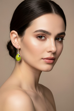 Load image into Gallery viewer, Connemara Marble Ireland Teardrop Earrings