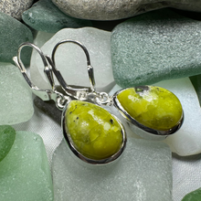 Load image into Gallery viewer, Connemara Marble Ireland Teardrop Earrings