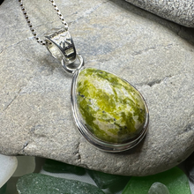 Load image into Gallery viewer, Connemara Marble Irish Teardrop Necklace