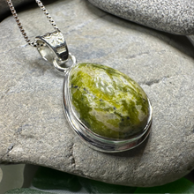 Load image into Gallery viewer, Connemara Marble Irish Teardrop Necklace