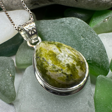Load image into Gallery viewer, Connemara Marble Irish Teardrop Necklace