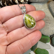 Load image into Gallery viewer, Connemara Marble Irish Teardrop Necklace