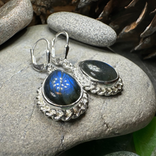Load image into Gallery viewer, Classic Labradorite Earrings