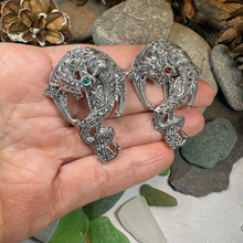 Load image into Gallery viewer, Zyrinx Marcasite Dragon Brooch