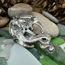 Load image into Gallery viewer, Zyrinx Marcasite Dragon Brooch