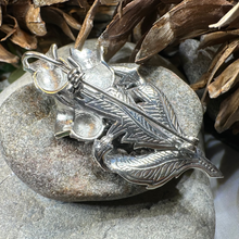 Load image into Gallery viewer, Marcasite Thistle Brooch