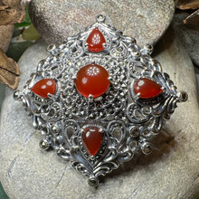 Load image into Gallery viewer, Sunset Celtic Knot Brooch