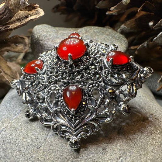 Sunset Celtic Knot Brooch