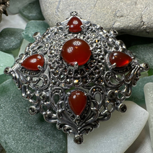 Load image into Gallery viewer, Sunset Celtic Knot Brooch