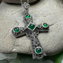 Load image into Gallery viewer, Durrow Celtic Cross Necklace
