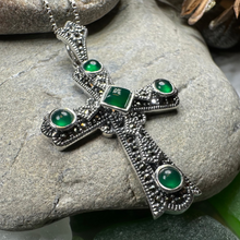 Load image into Gallery viewer, Durrow Celtic Cross Necklace