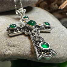 Load image into Gallery viewer, Durrow Celtic Cross Necklace