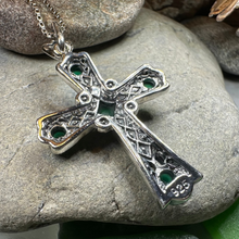 Load image into Gallery viewer, Durrow Celtic Cross Necklace