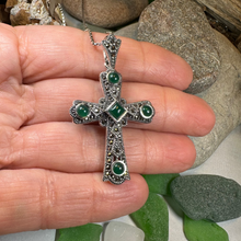 Load image into Gallery viewer, Durrow Celtic Cross Necklace