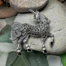 Load image into Gallery viewer, Elegant Unicorn of Scotland Pin