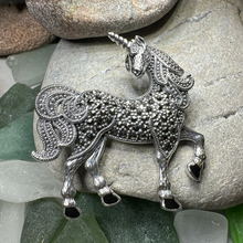 Load image into Gallery viewer, Elegant Unicorn of Scotland Pin