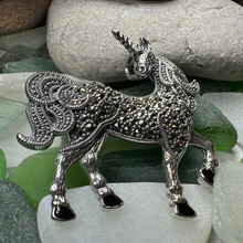 Load image into Gallery viewer, Elegant Unicorn of Scotland Pin