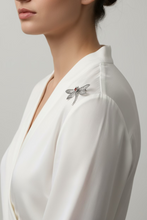 Load image into Gallery viewer, Damsel Dragonfly Marcasite Brooch
